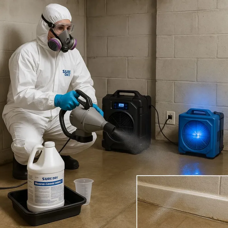 Sanitization and Odor Removal process in Kenmar, PA